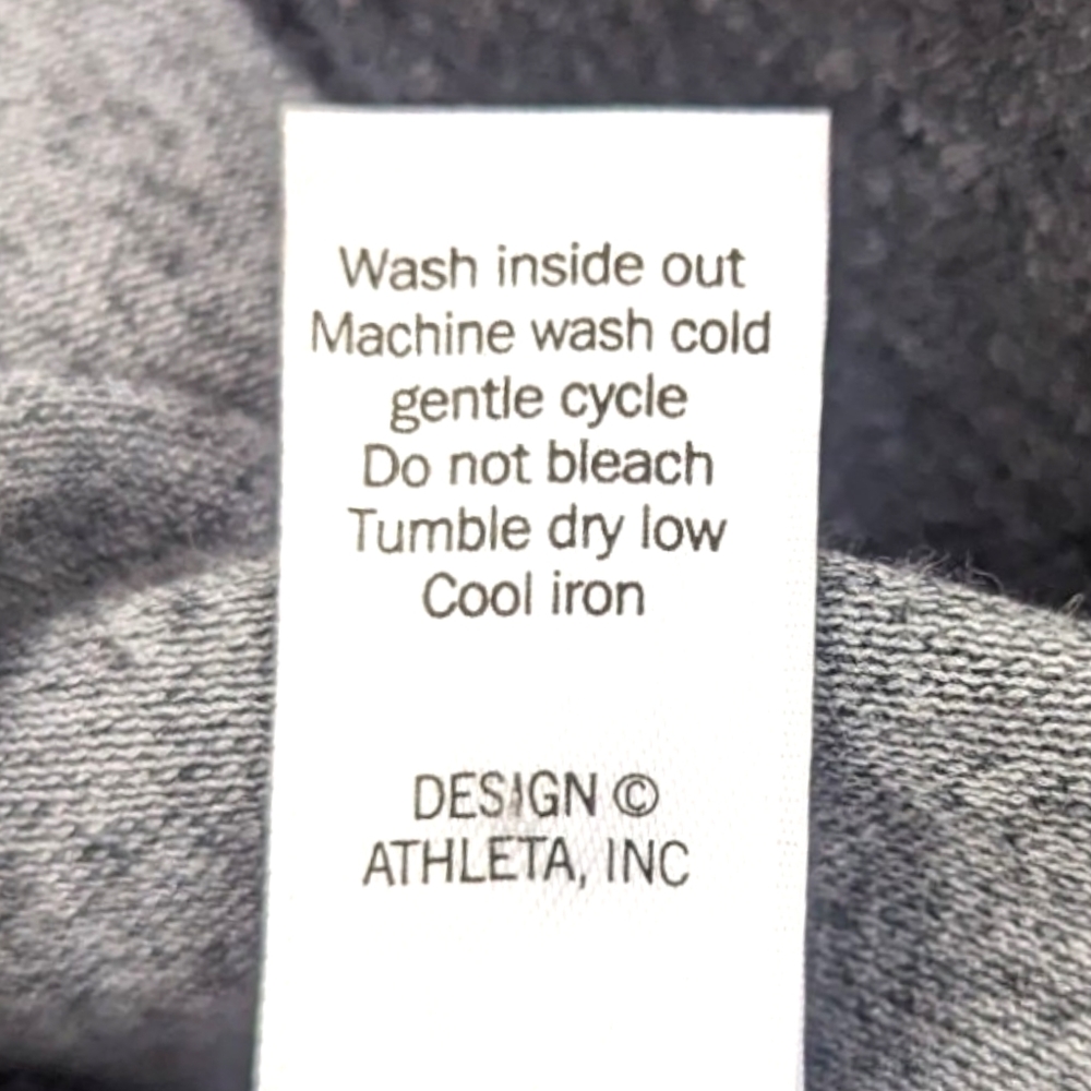 Athleta Cross Cross Velour Sweater Dress Womens Medium Grey Long Sleeve Pullover - Picture 11 of 12